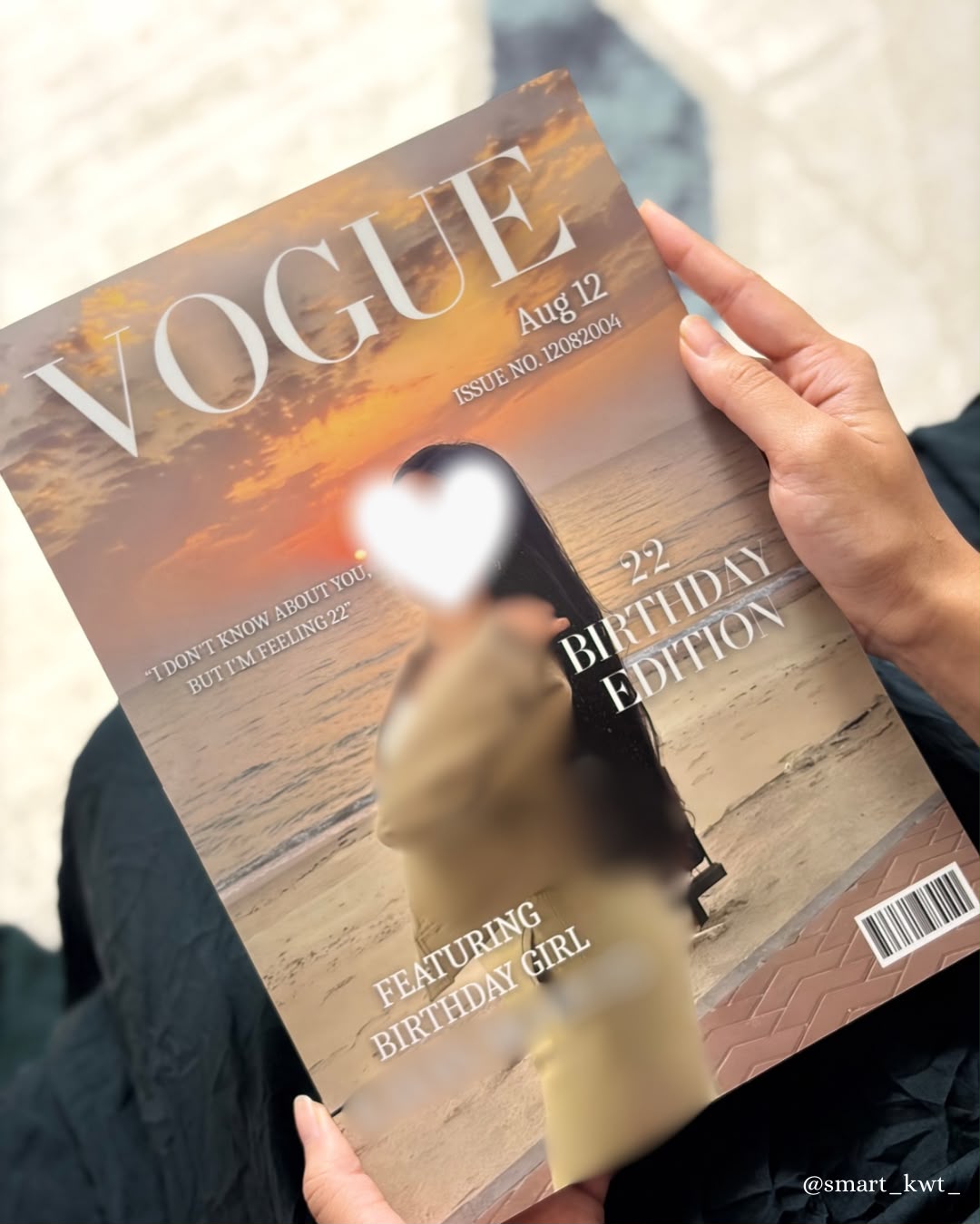 Personalized magazine — new cover concept